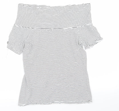 Womens UK Size 14 love tees White Basic T-Shirt