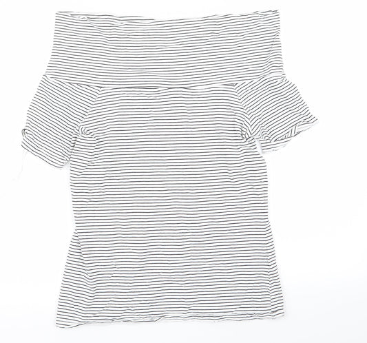 Womens UK Size 14 love tees White Basic T-Shirt