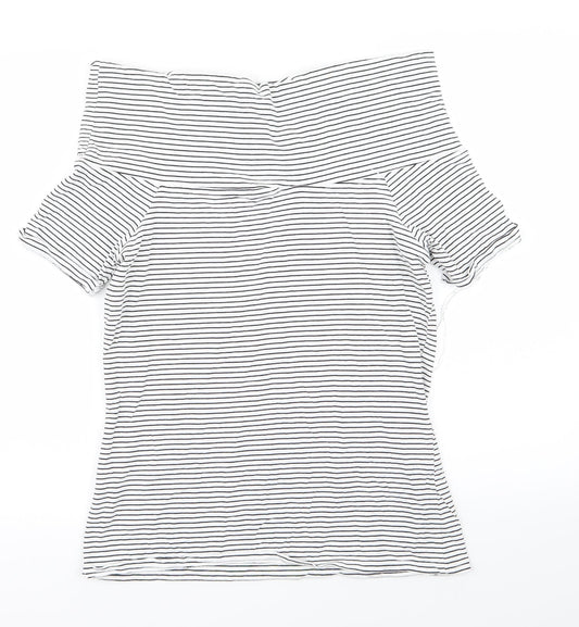 Womens UK Size 14 love tees White Basic T-Shirt