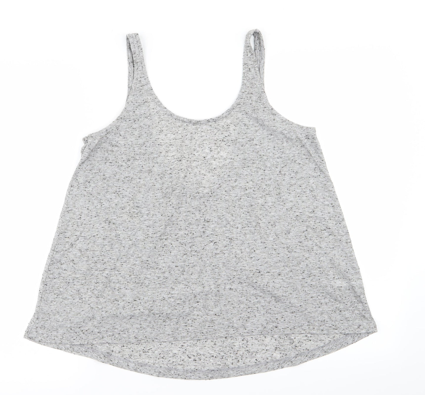 Womens UK Size S Divided by H&M Green Basic Tank