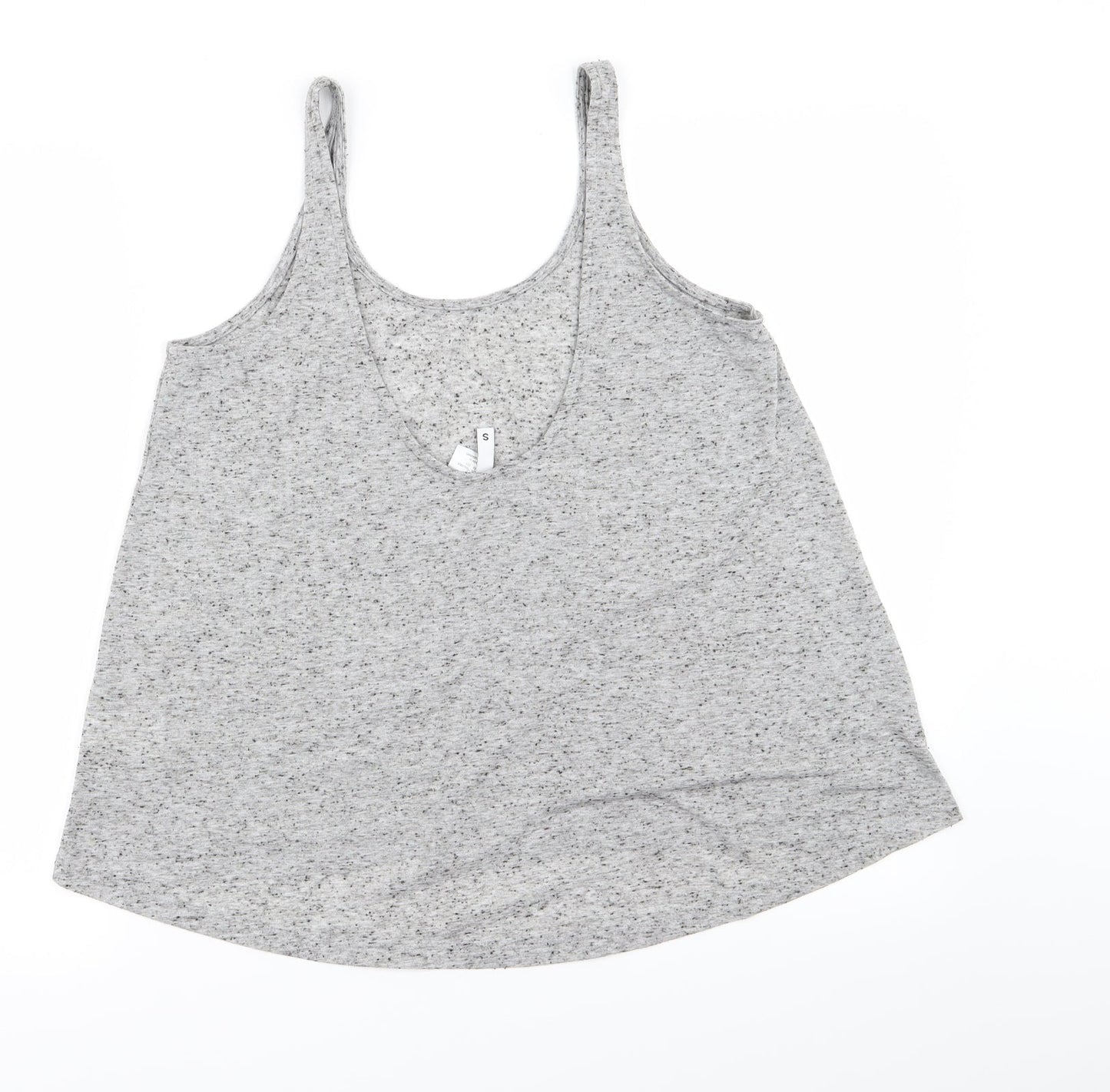 Womens UK Size S Divided by H&M Green Basic Tank