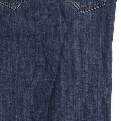 OZIRE JEANS Womens Blue   Straight Jeans Size 35 in L30 in