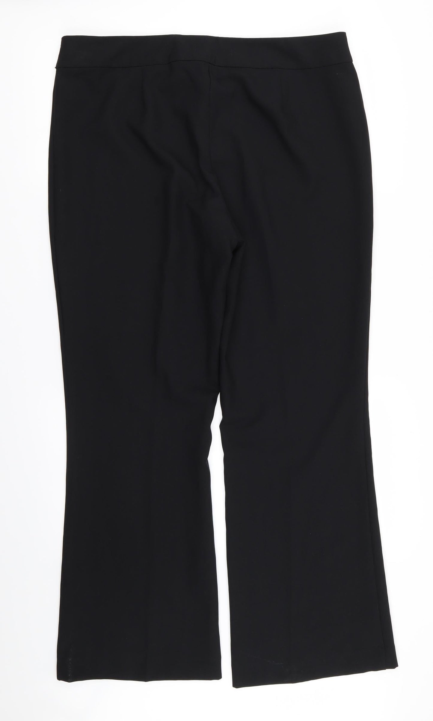 Asda George Womens Black   Trousers  Size 16 L26 in