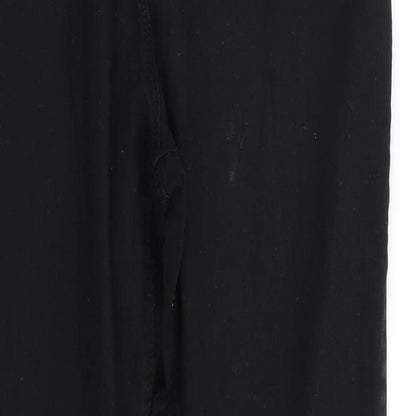 Womens UK Size 12 Denim Regular Fit Skinny Black Jeans