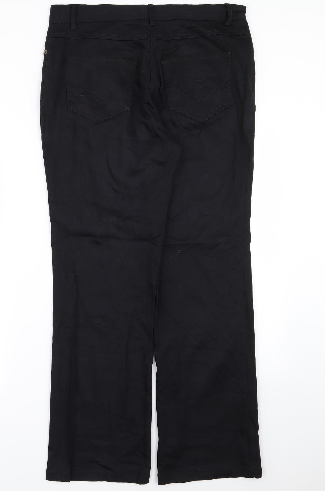 straus women Womens Black   Skinny Jeans Size 33 L27.5 in