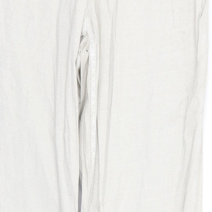 Womens UK Size 16 Stark Regular Fit  Beige Trousers
