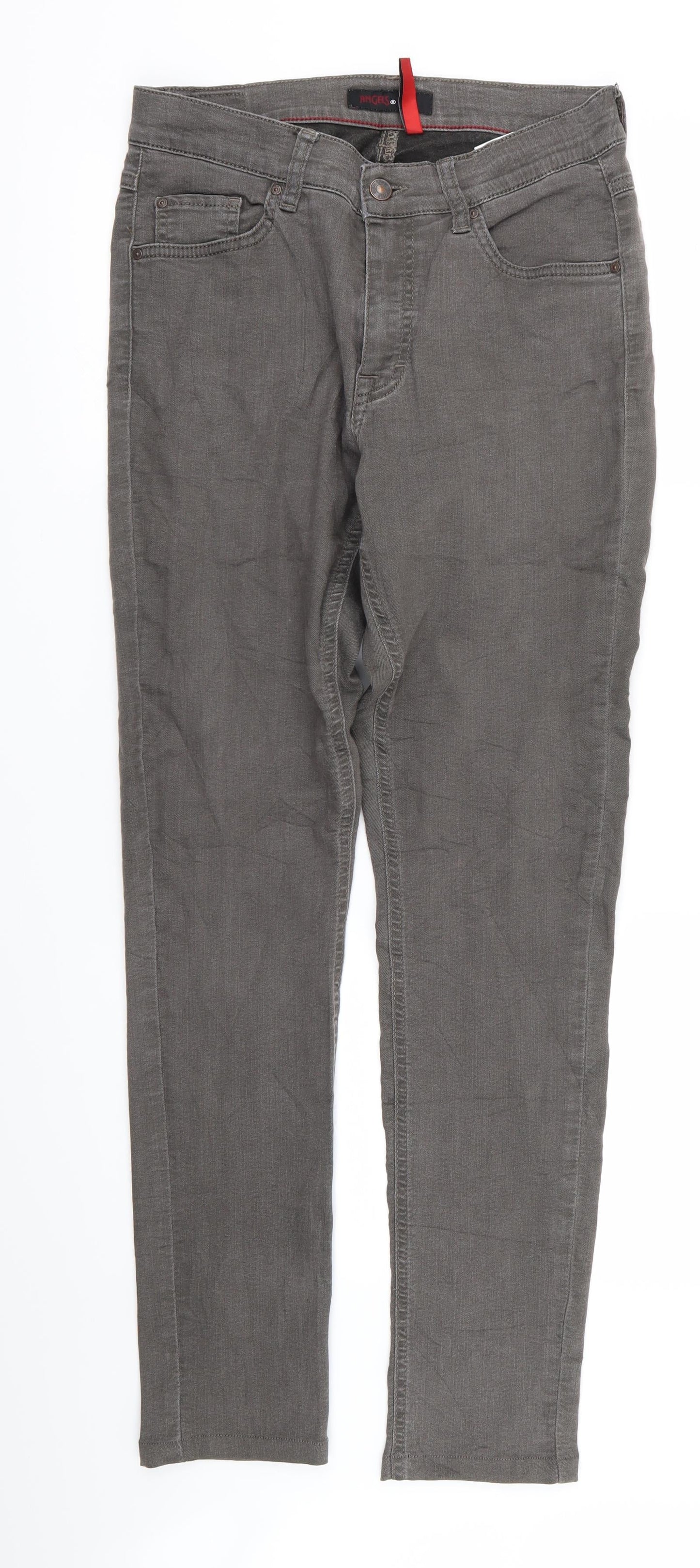 Angels Jeans Womens Grey   Skinny Jeans Size 28 in L28 in