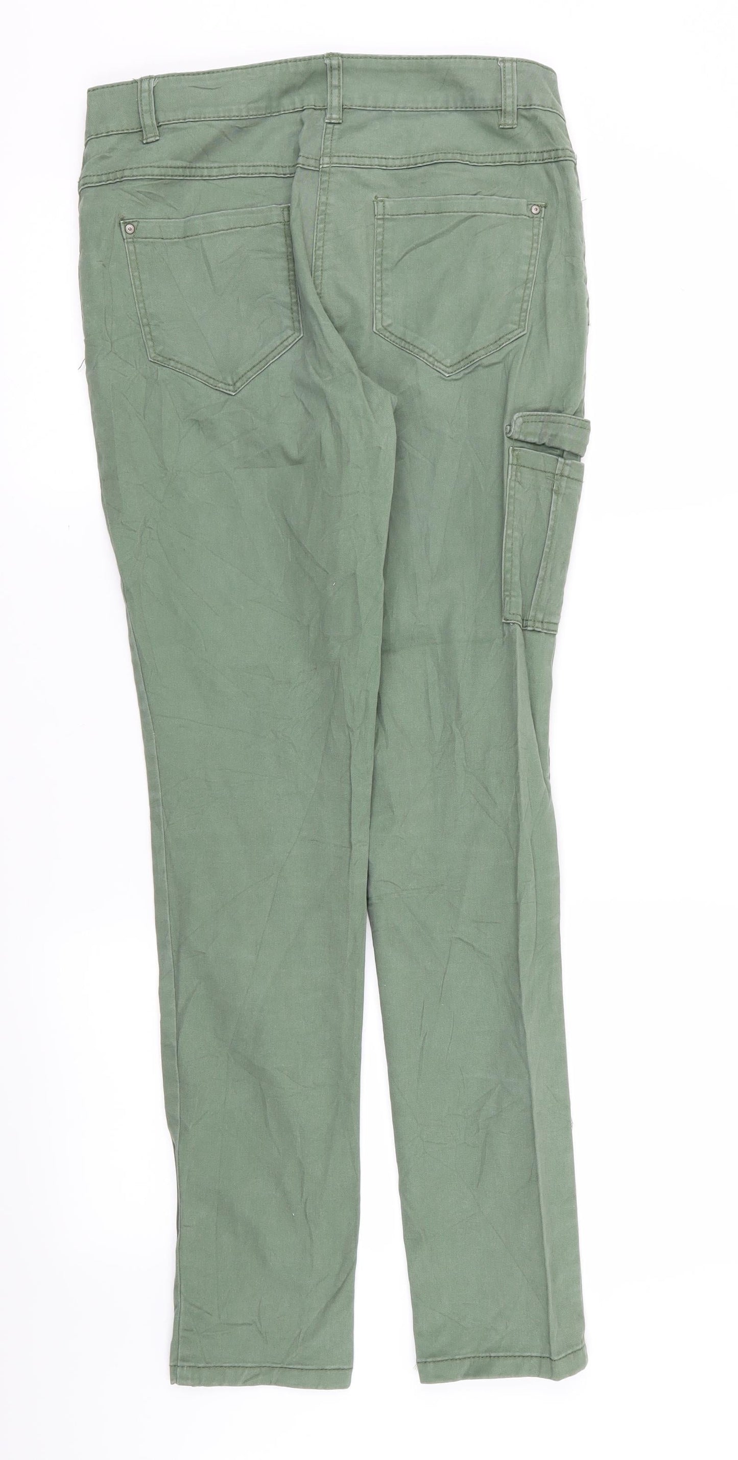Womens UK Size 38 in Blue Motion Regular Fit Skinny Green Jeans