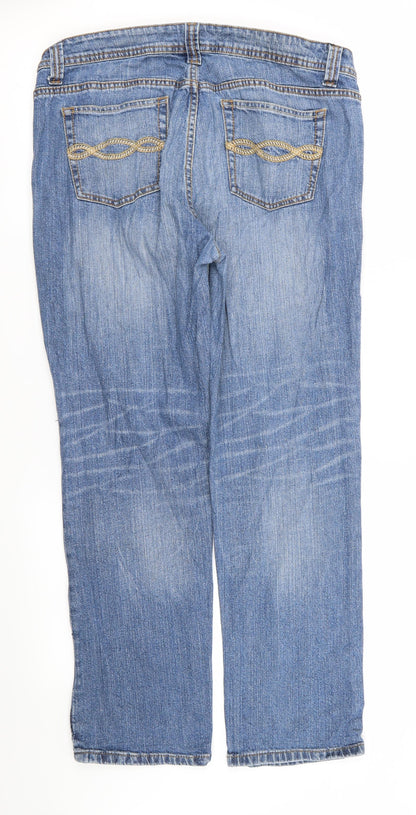 Polo Womens Blue   Straight Jeans Size 10 L25 in