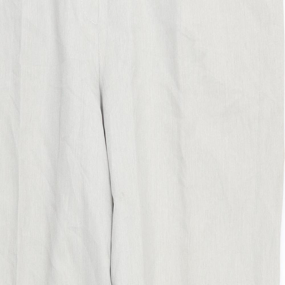 Womens UK Size 22 Preworn Regular Fit  Grey Trousers