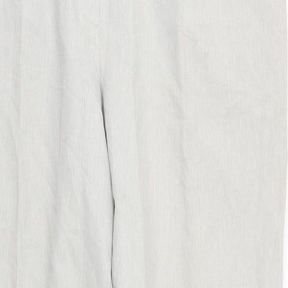 Womens UK Size 22 Preworn Regular Fit  Grey Trousers