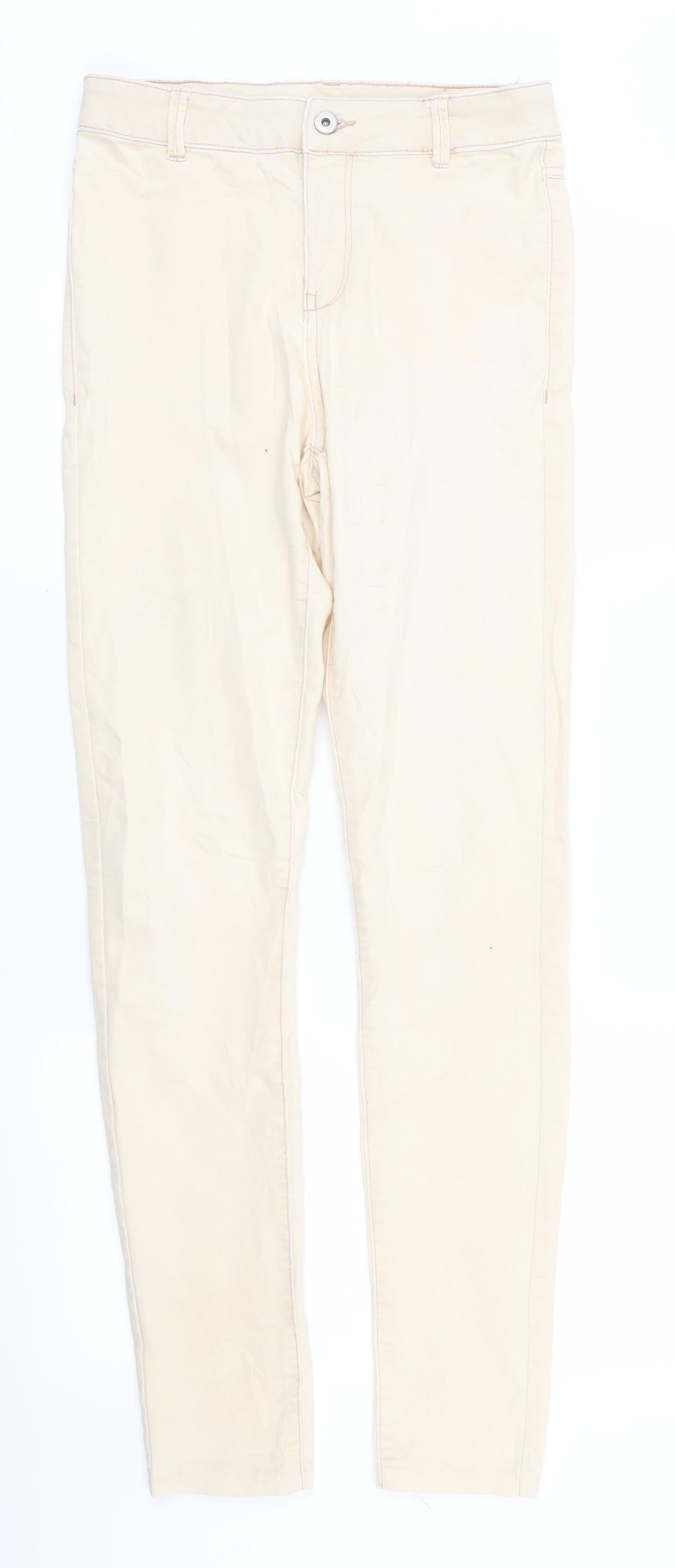 Clockhouse Womens Pink   Skinny Jeans Size 8 L28 in