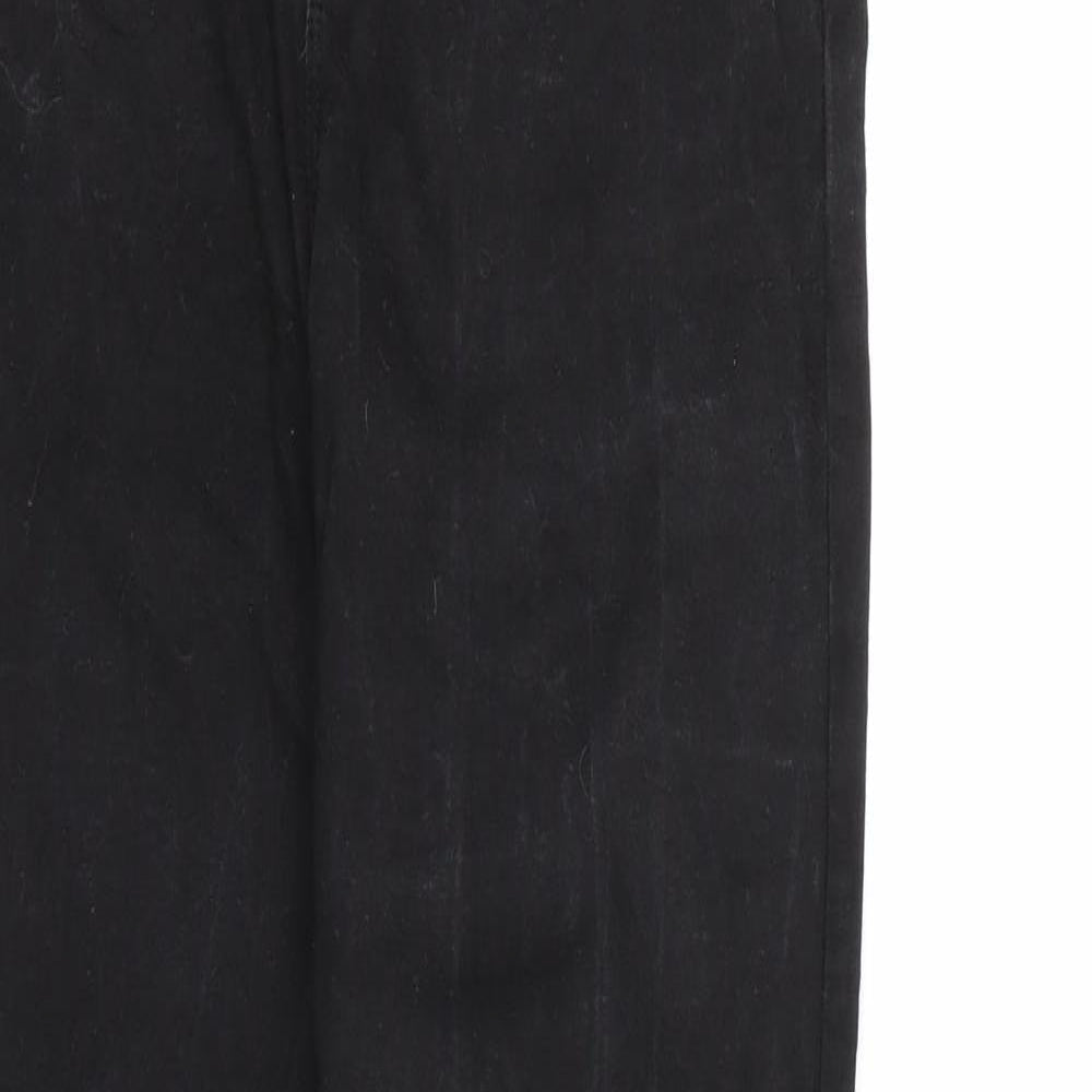 Denim & Co. Womens Black  Denim Skinny Jeans Size 16 L28 in