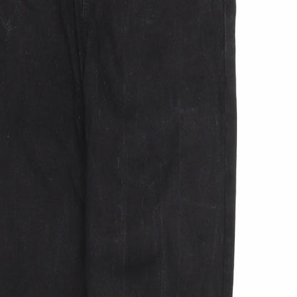 Denim & Co. Womens Black  Denim Skinny Jeans Size 16 L28 in