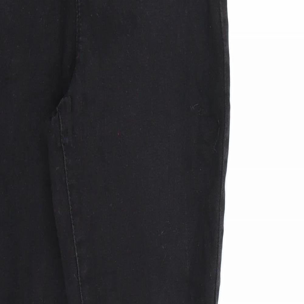 Denim & Co. Womens Black  Denim Skinny Jeans Size 12 L29 in