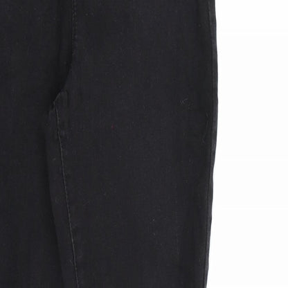 Denim & Co. Womens Black  Denim Skinny Jeans Size 12 L29 in