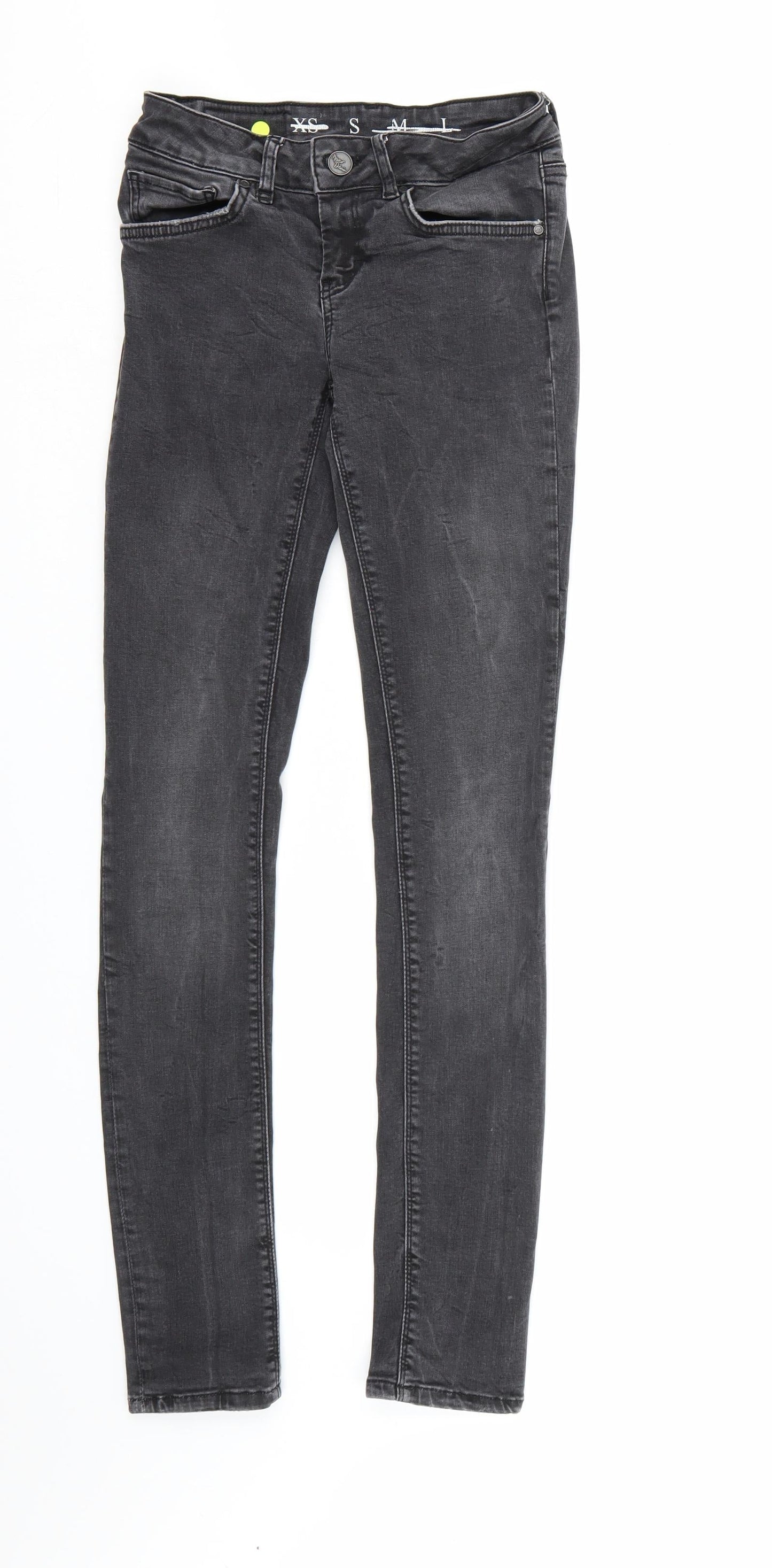 Never Denim Womens Black  Denim Skinny Jeans Size XS L29 in