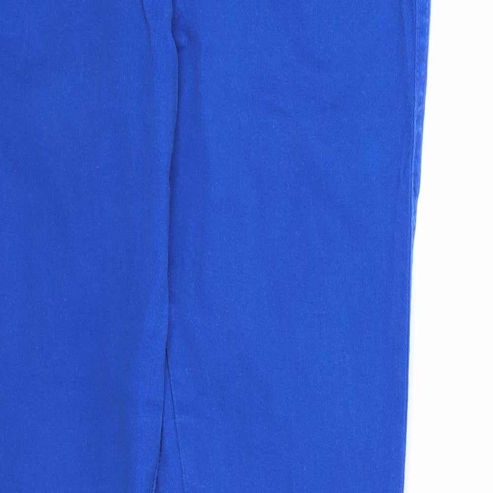 Denim & Co. Womens Blue  Denim Straight Jeans Size 12 L30 in