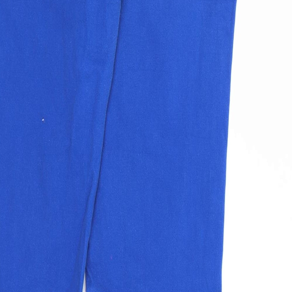 Denim & Co. Womens Blue  Denim Straight Jeans Size 12 L30 in