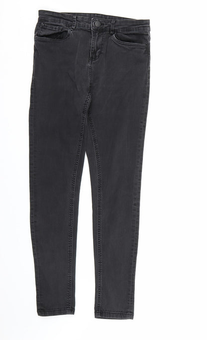 ESMARA Womens Black  Denim Skinny Jeans  L28 in