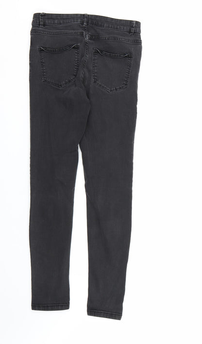 ESMARA Womens Black  Denim Skinny Jeans  L28 in