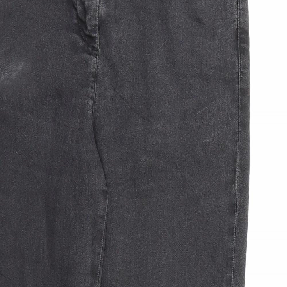 Monsoon Womens Grey  Denim Skinny Jeans Size 12 L25 in