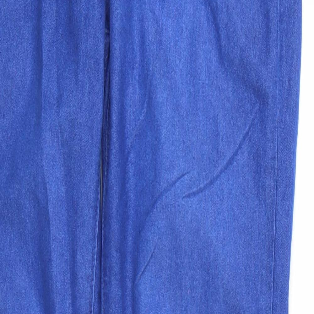 Denim & Co. Womens Blue  Denim Skinny Jeans Size 8 L28 in