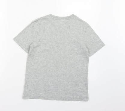 Gap Girls Grey   Basic T-Shirt Size 8-9 Years