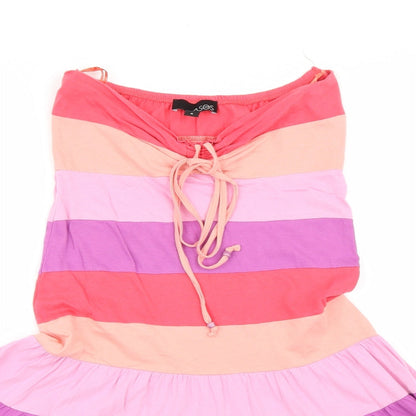 ASOS Womens Multicoloured Striped  A-Line  Size 6
