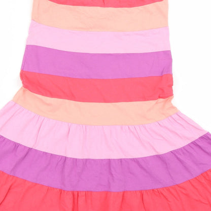 ASOS Womens Multicoloured Striped  A-Line  Size 6