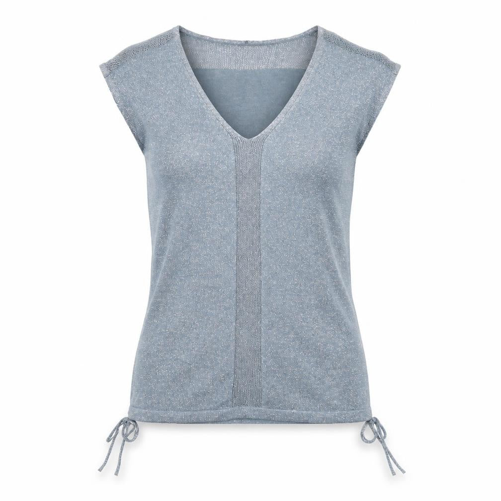 Next Womens Blue  Knit Vest Jumper Size 6