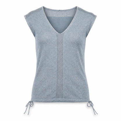 Next Womens Blue  Knit Vest Jumper Size 6