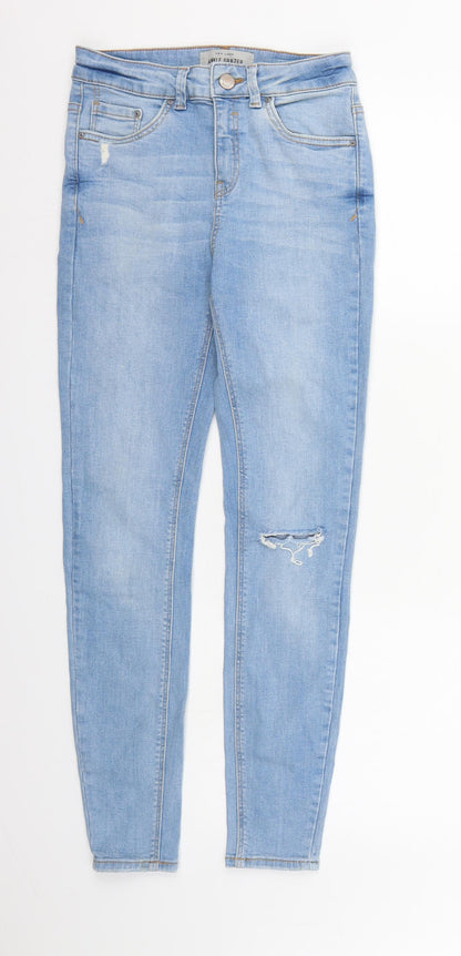 New Look Womens Blue  Denim Skinny Jeans Size 6 L26 in
