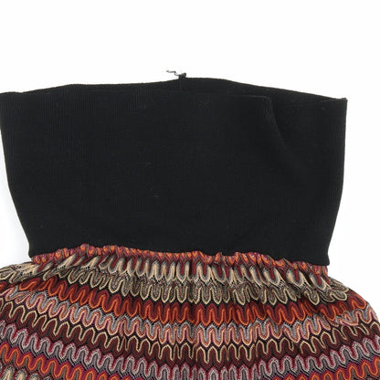 Chelsea Girl Womens Multicoloured Geometric  A-Line Skirt Size 10
