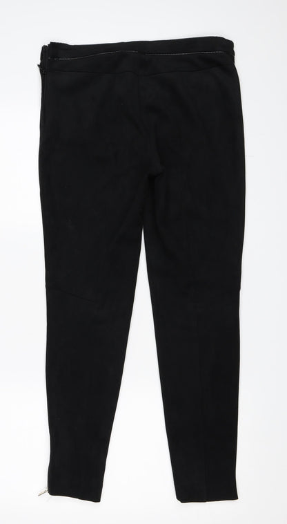 Womens UK Size 38 H&M Regular Fit  Black Trousers
