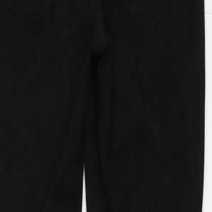 Womens UK Size 38 H&M Regular Fit  Black Trousers