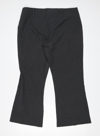 Matalan Womens Grey   Trousers  Size 16 L27 in