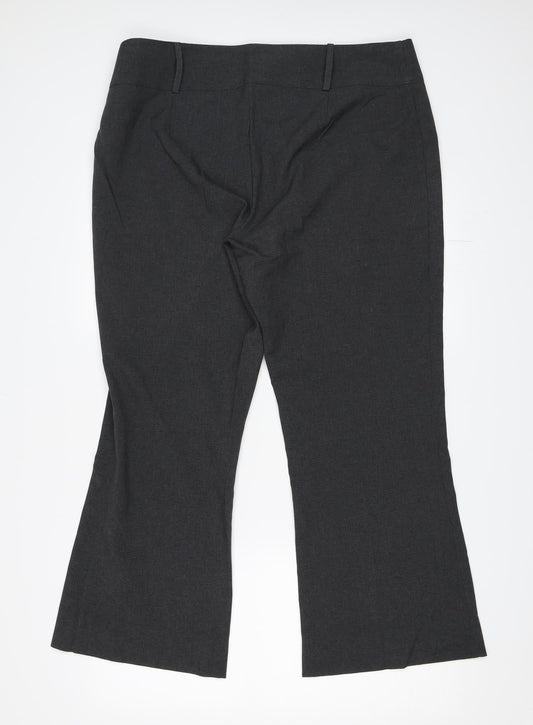 Matalan Womens Grey   Trousers  Size 16 L27 in