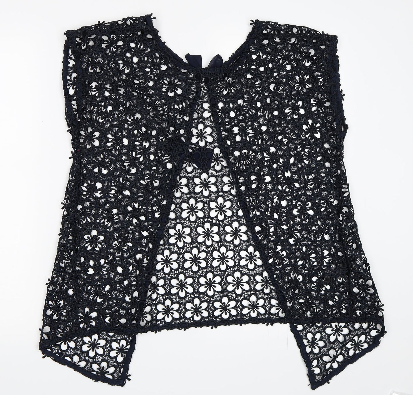 Womens UK Size 12 NEXT Blue Basic Blouse