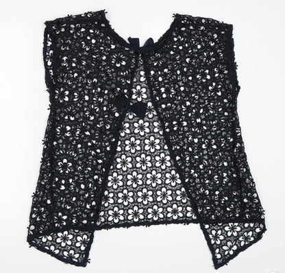 Womens UK Size 12 NEXT Blue Basic Blouse