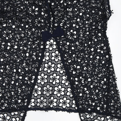 Womens UK Size 12 NEXT Blue Basic Blouse
