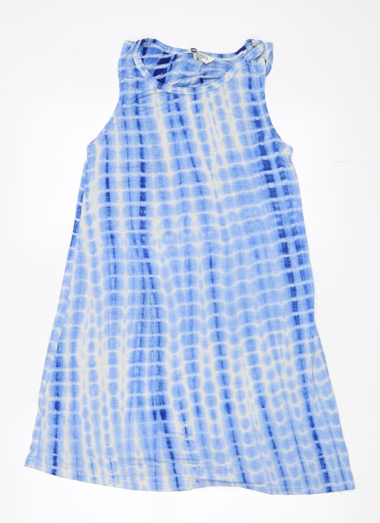 Brave Soul Womens Blue   Tank Dress  Size S