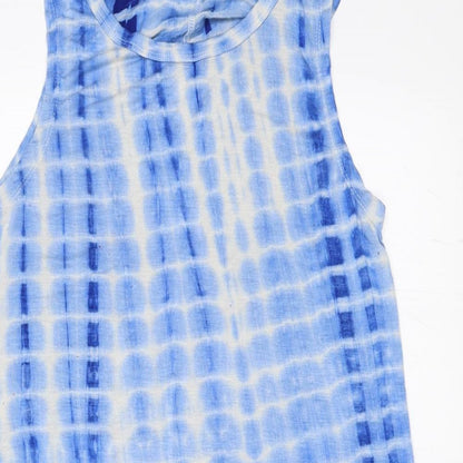 Brave Soul Womens Blue   Tank Dress  Size S