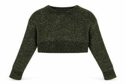 New Look Girls Green   Pullover Jumper Size 9 Years  - cropped jumper