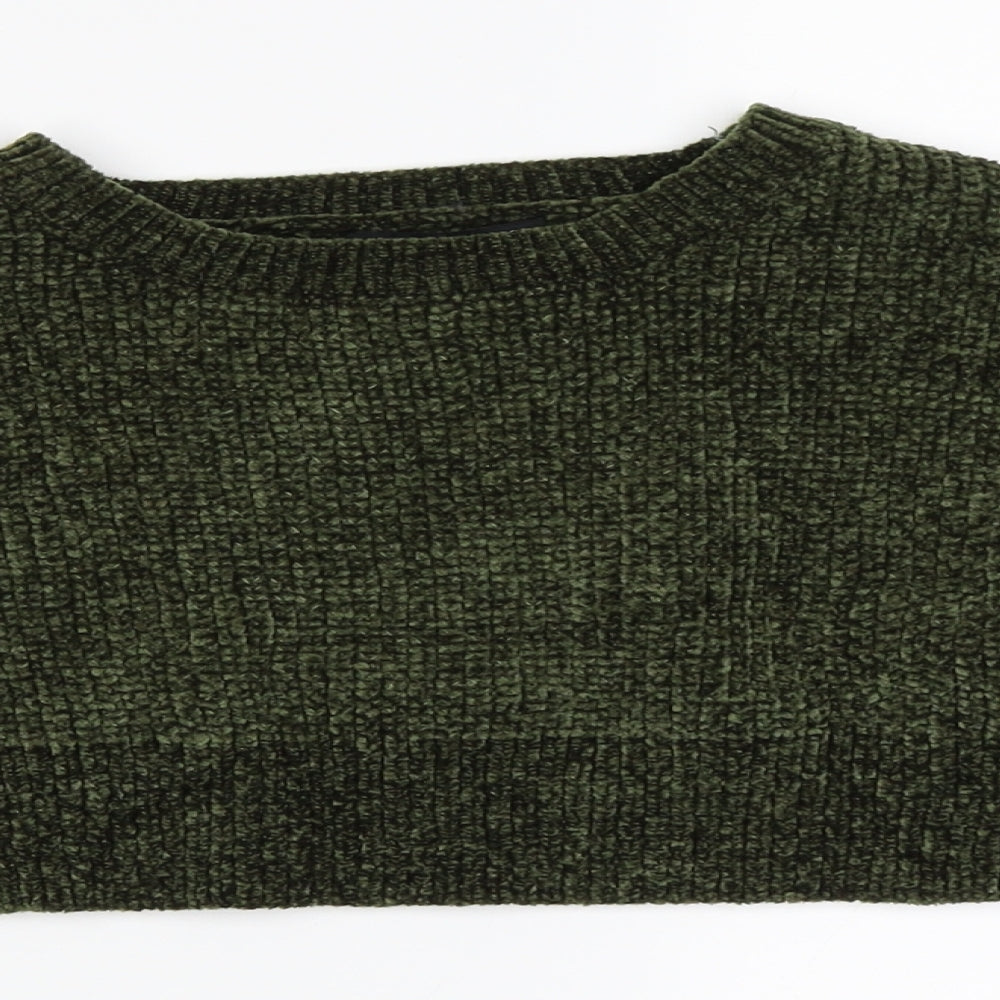 New Look Girls Green   Pullover Jumper Size 9 Years  - cropped jumper
