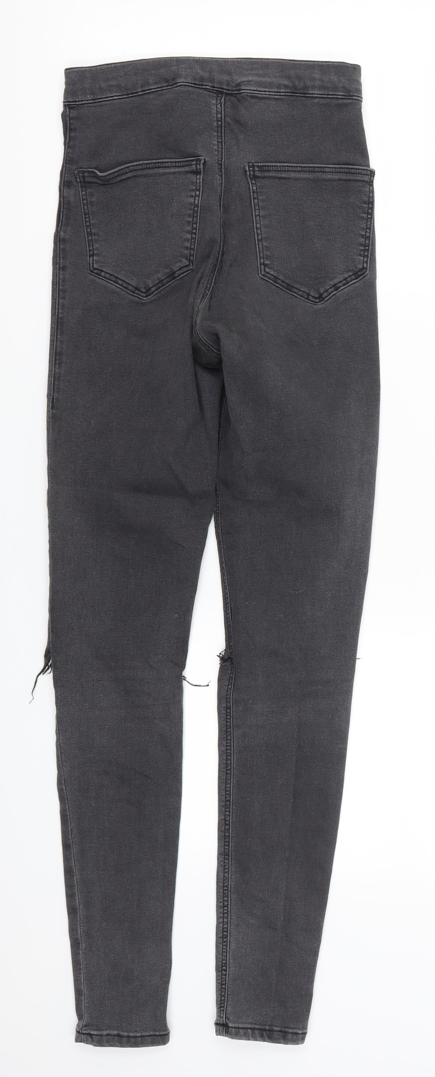 Topshop Womens Grey  Denim Skinny Jeans Size 25 in L27 in