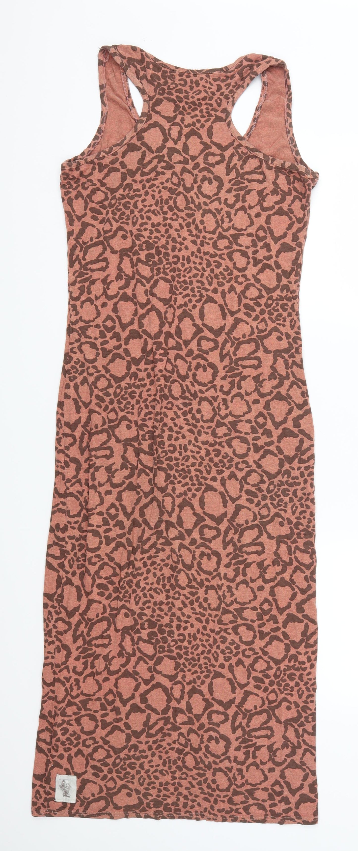 Post Card Womens Pink Animal Print  Tank Dress  Size XS