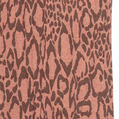 Post Card Womens Pink Animal Print  Tank Dress  Size XS