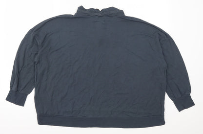 Postcard Womens Blue   Pullover Sweatshirt Size S  - Love