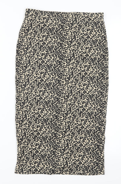 Joe Benbasset Womens Brown Animal Print Rayon Skort Set Size S